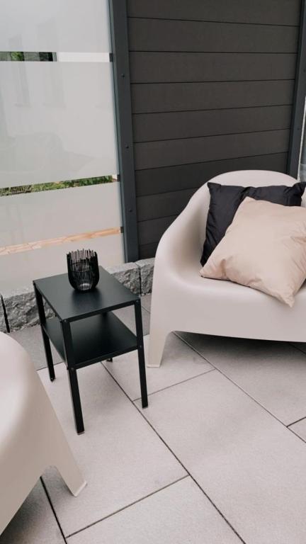 Posezení v ubytování Ferienwohnung Frieda, Merzig