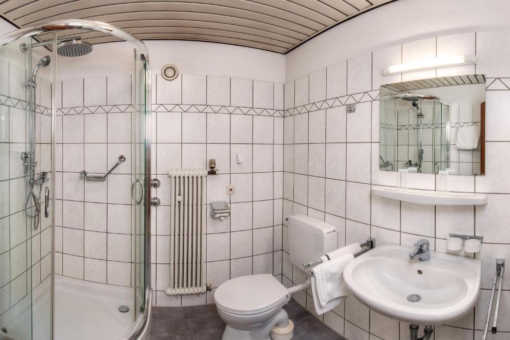 Koupelna v ubytování Alpenhotel Gastager