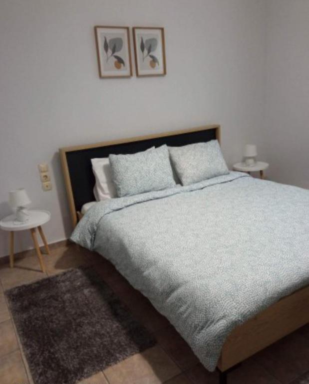 Posteľ alebo postele v izbe v ubytovaní Apollon house