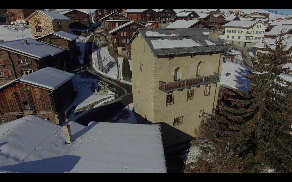 Hotel Alpina v zimě