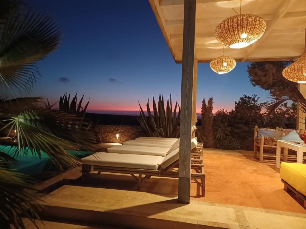 Balkón nebo terasa v ubytování Riad Tamayourt Ocean View & piscine chauffée à 30