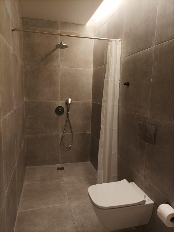 A bathroom at Evripidou Experience - The smart double C