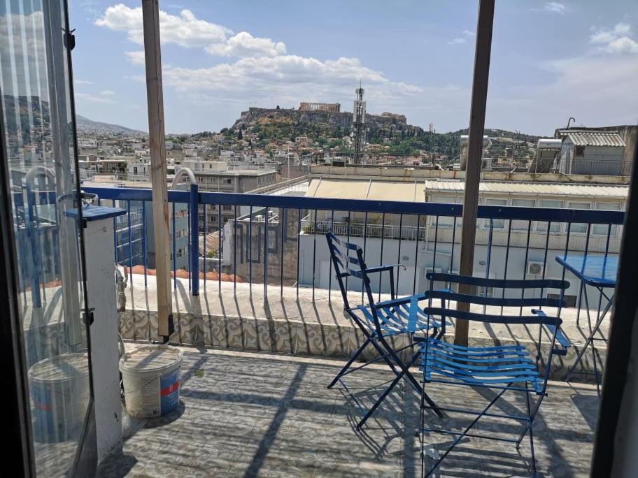 A balcony or terrace at Evripidou Experience - The smart double C