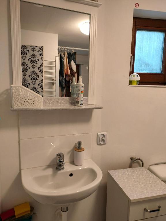 Koupelna v ubytování Ferienwohnung TAL-ECK
