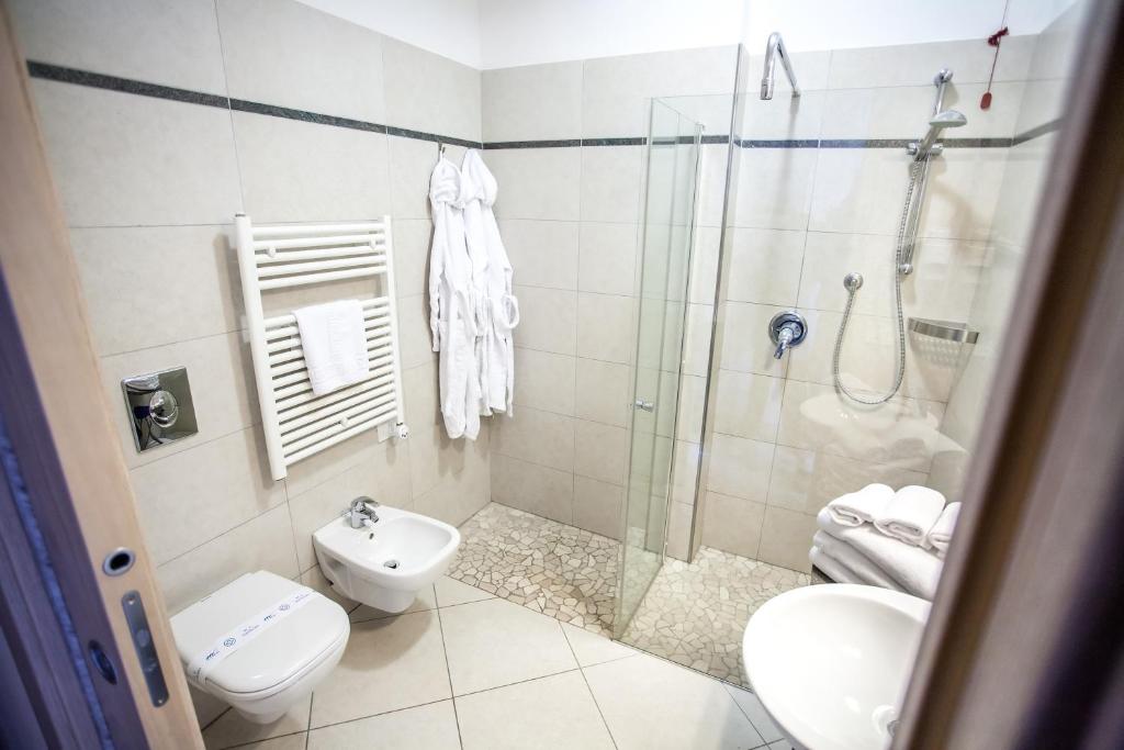 Koupelna v ubytování Hotel Oceanomare