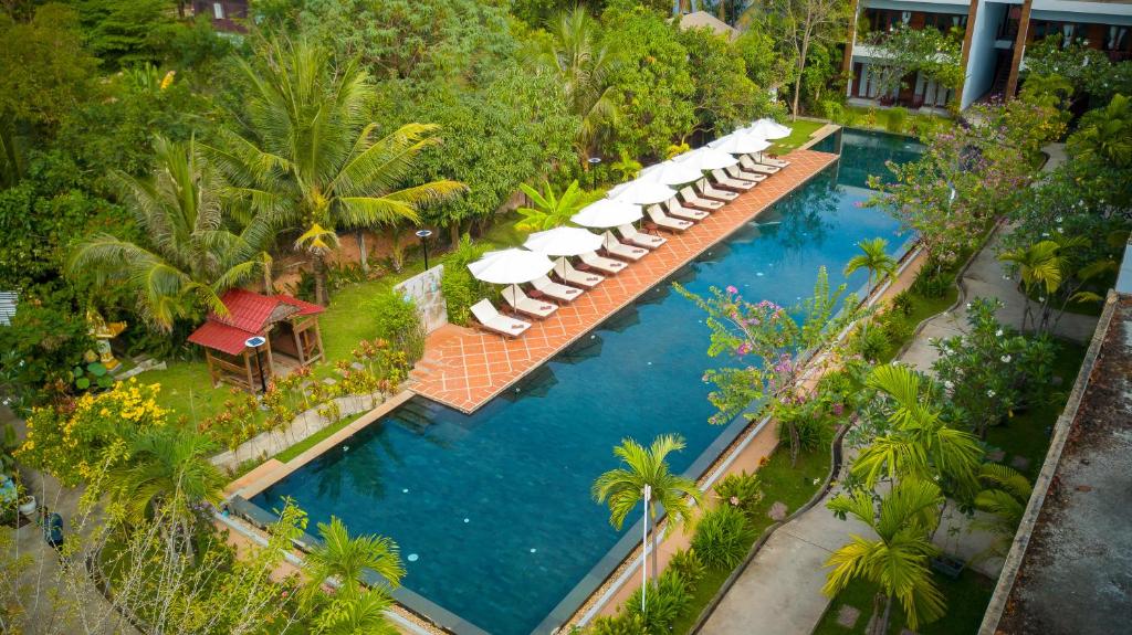 Bazén v ubytování Khmer House Resort nebo v jeho okolí