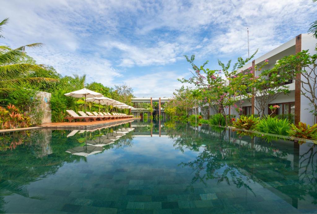 Bazén v ubytování Khmer House Resort nebo v jeho okolí