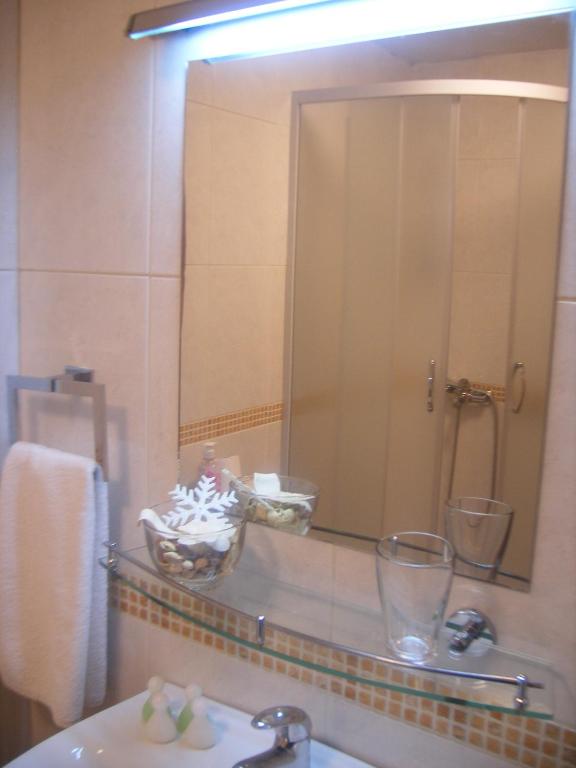Koupelna v ubytování Hotel 7