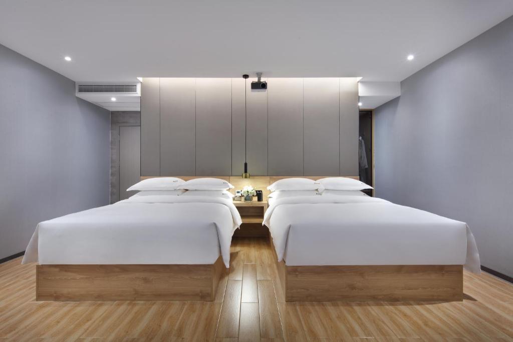 Lanshan Moon Resort - Salle Jumelle Avec Vue Sur La Montagne