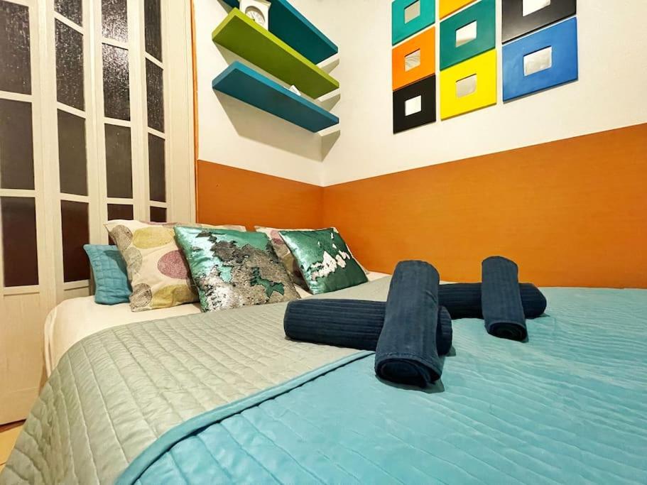 Posteľ alebo postele v izbe v ubytovaní Budget Flat in the Center