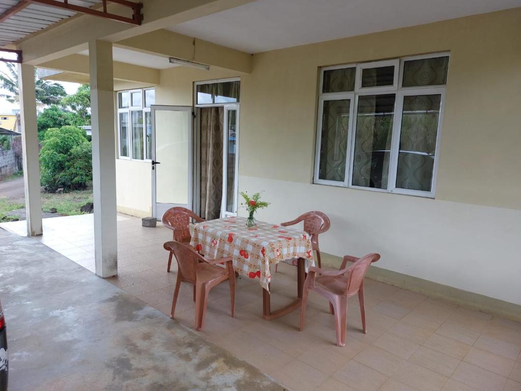 Posezení v ubytování Kazkreole