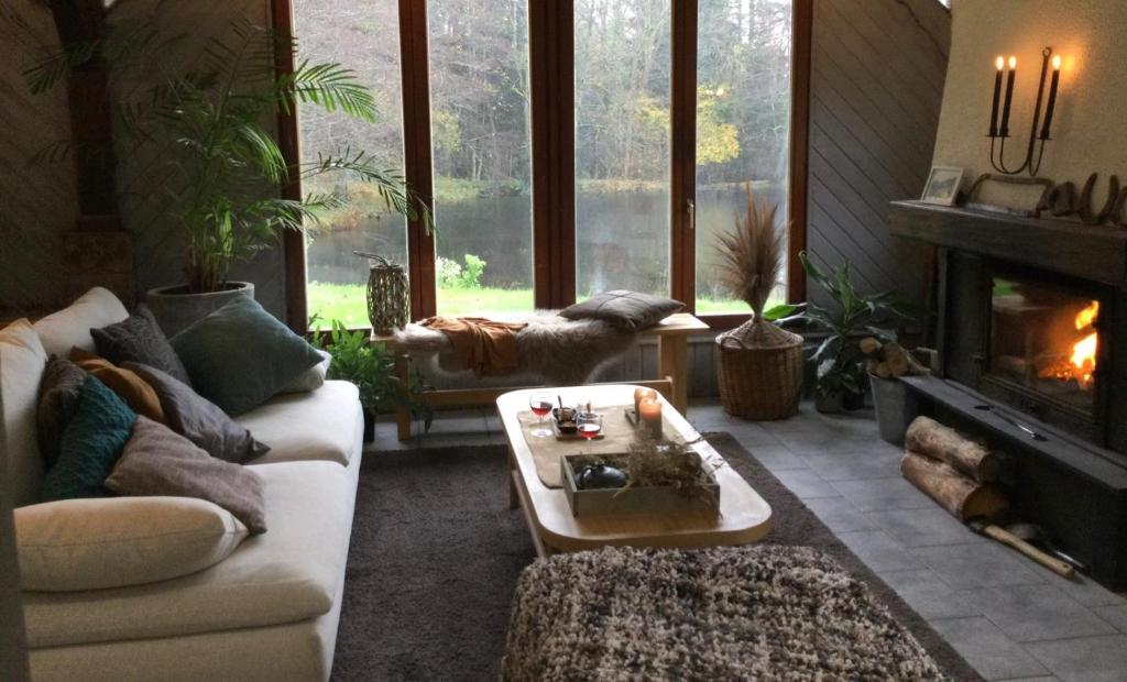 Posezení v ubytování Accomodatie in Villa Werschmatt