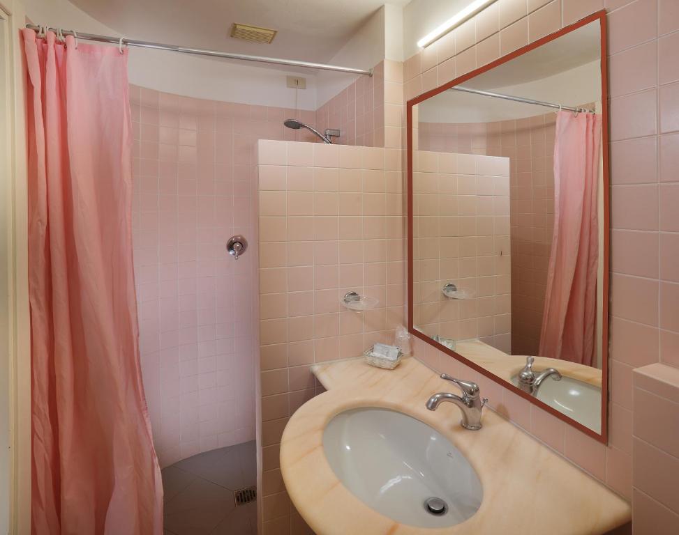 Koupelna v ubytování Hotel La Querceta
