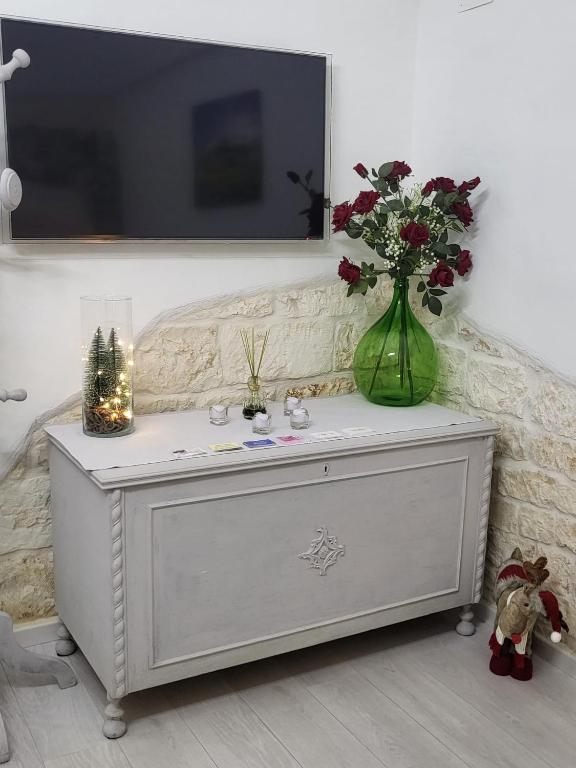 TV a/nebo společenská místnost v ubytování Bed & Breakfast Dimora Felice