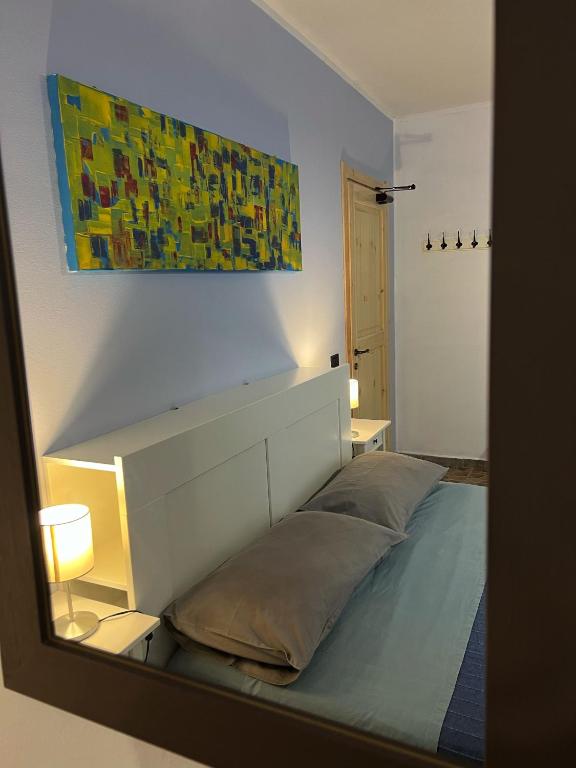 Een bed of bedden in een kamer bij Agriturismo Graziano e Barbara