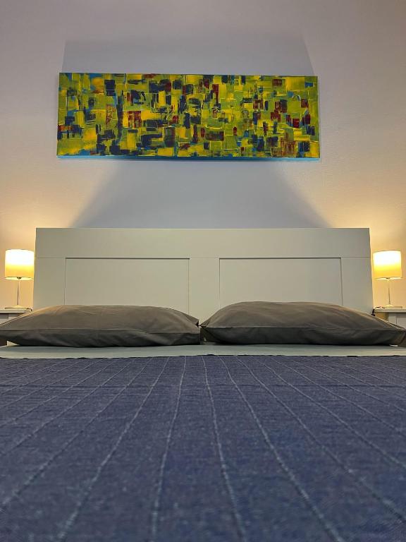 Een bed of bedden in een kamer bij Agriturismo Graziano e Barbara