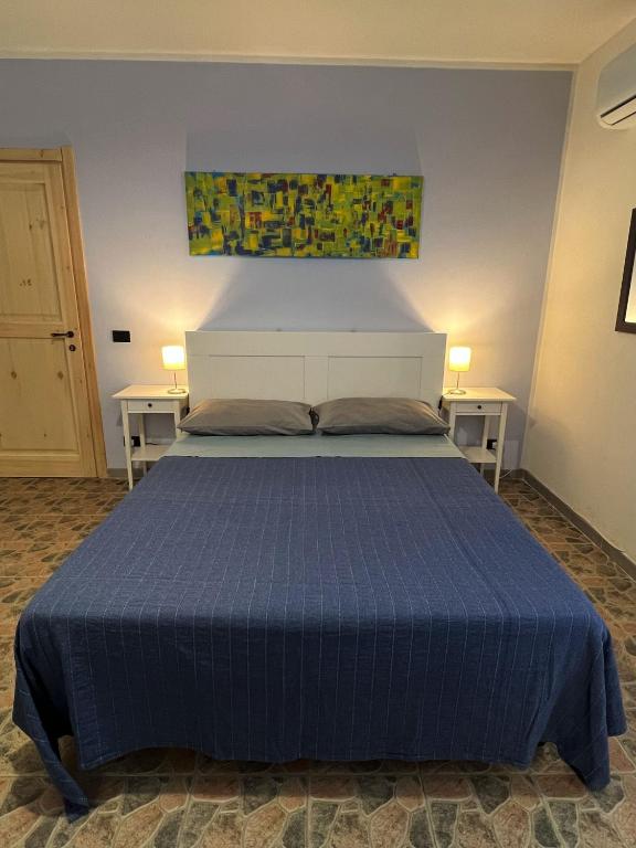 Een bed of bedden in een kamer bij Agriturismo Graziano e Barbara