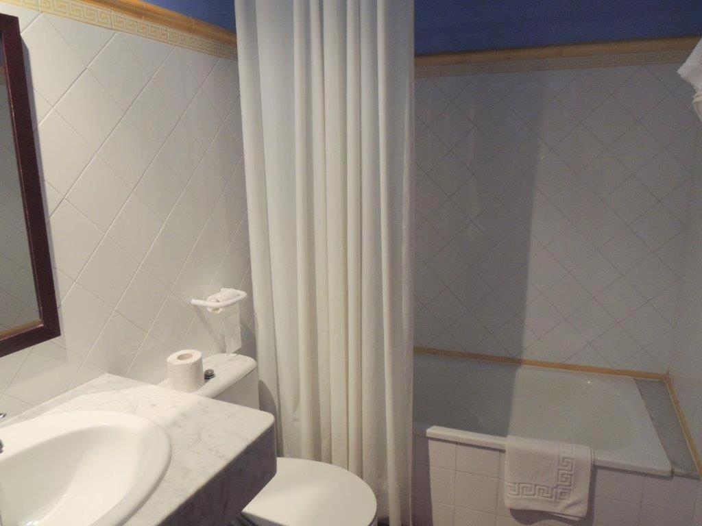 Koupelna v ubytování Hostal de la Rovira