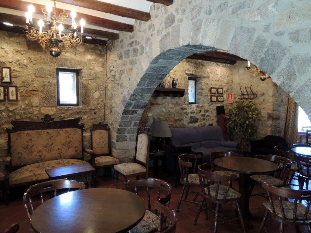 Posezení v ubytování Hostal de la Rovira