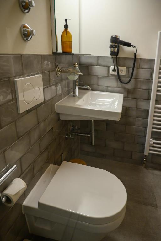Koupelna v ubytování InselMühle