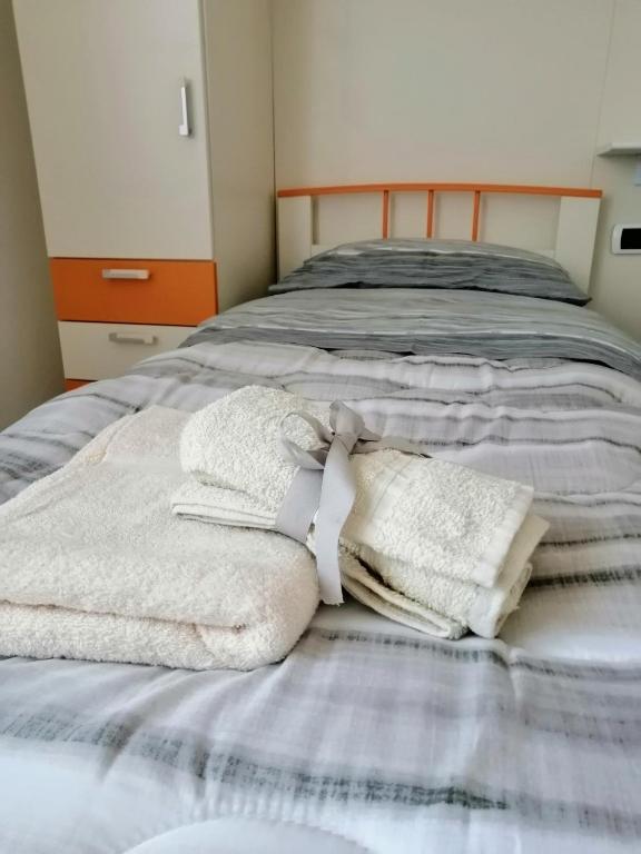 Posteľ alebo postele v izbe v ubytovaní B&B Nausica