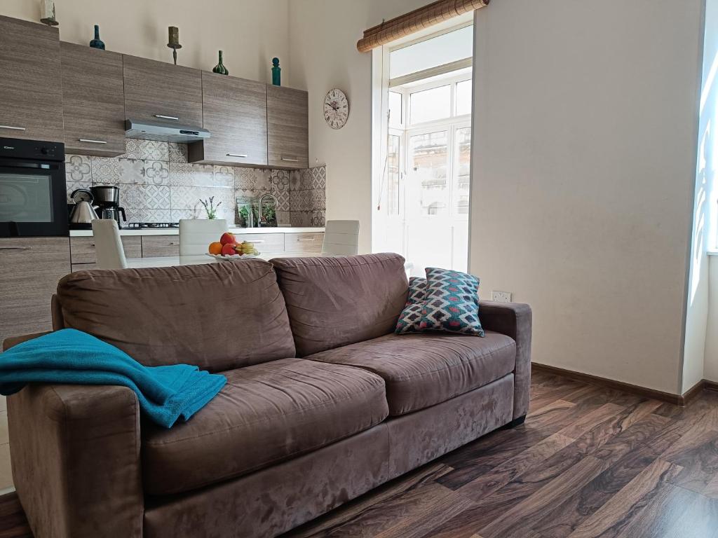 Posezení v ubytování Modern stylish flat near Valletta and Sliema!