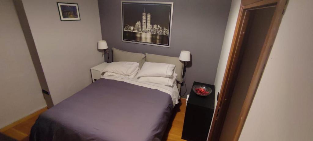 Łóżko lub łóżka w pokoju w obiekcie O' Sapunariello-Casa Vacanze