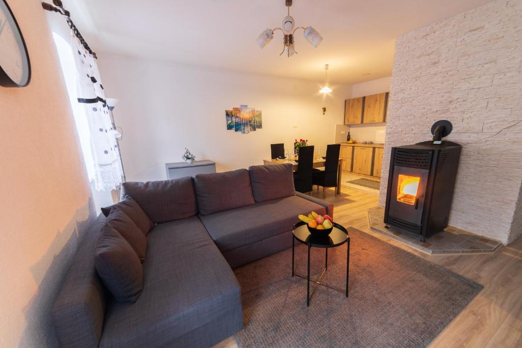 Posezení v ubytování Apartman Mihelčić