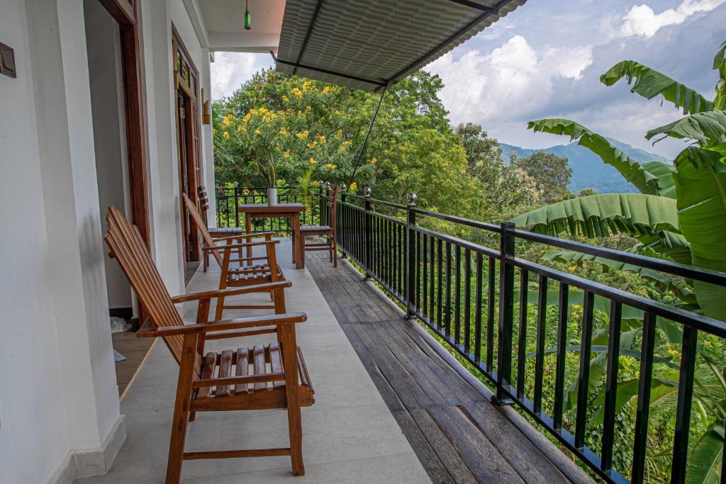 Balkón nebo terasa v ubytování Eagle View villa