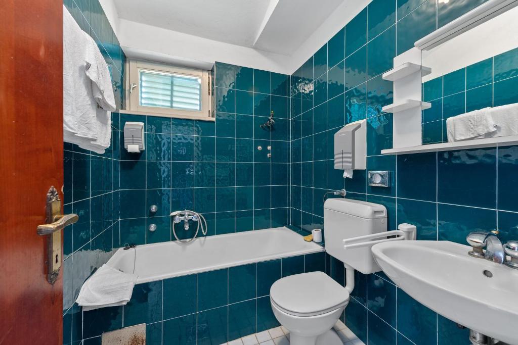 Koupelna v ubytování Aparthotel Vila Danica