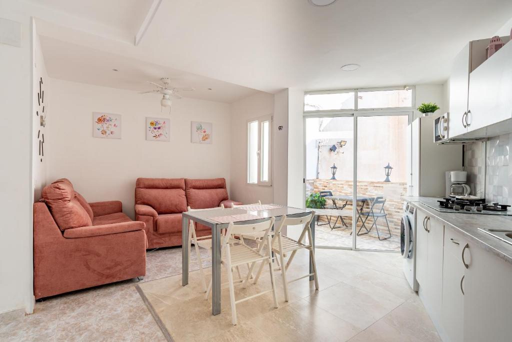 Kuchyň nebo kuchyňský kout v ubytování Rooms Breeze & Sun