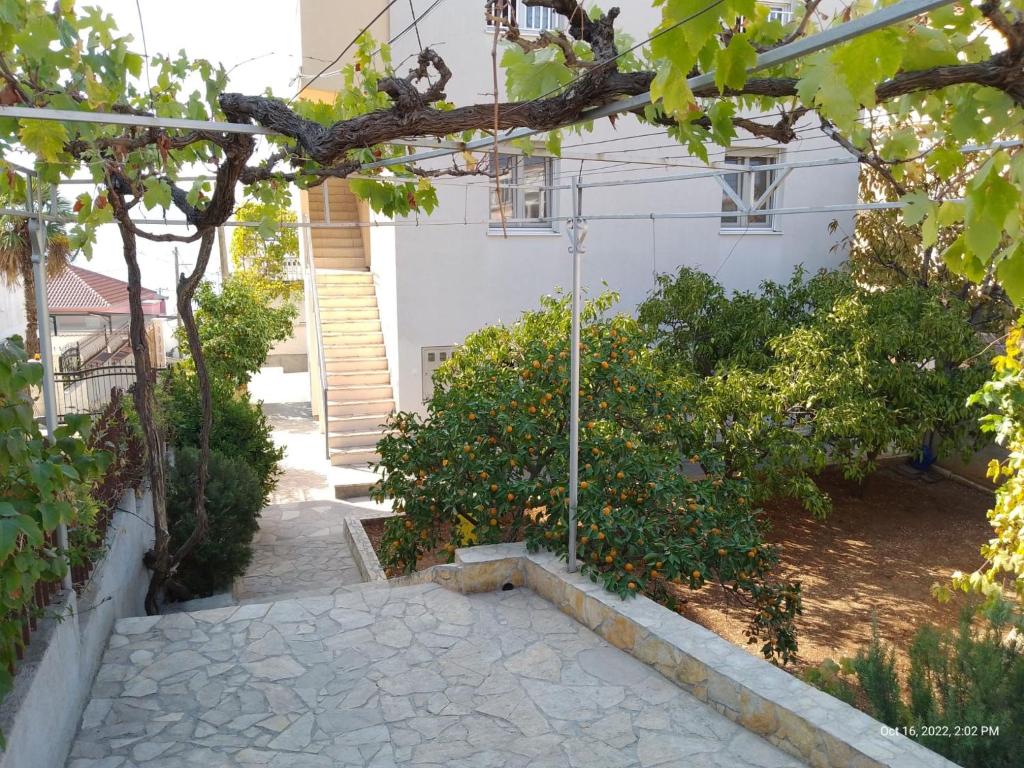 Vonkajšia záhrada v ubytovaní Apartman Tomić - Copacabana Beach Okrug Gornji