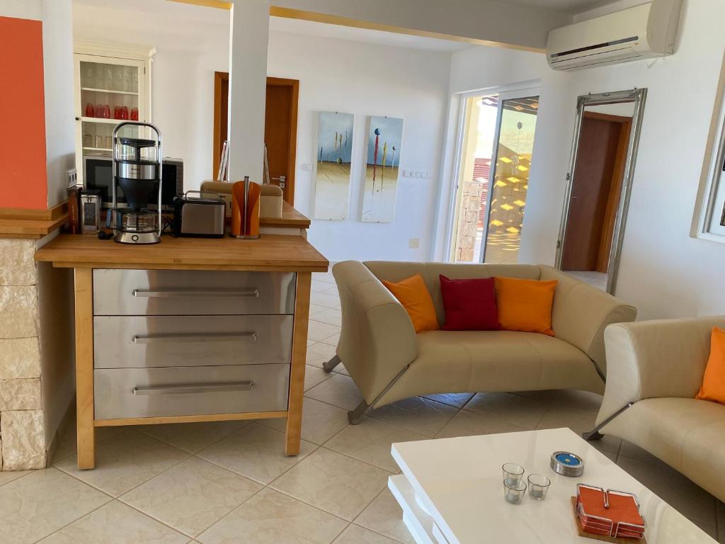 Kuchyň nebo kuchyňský kout v ubytování Seaview Luxury Penthouse Mare