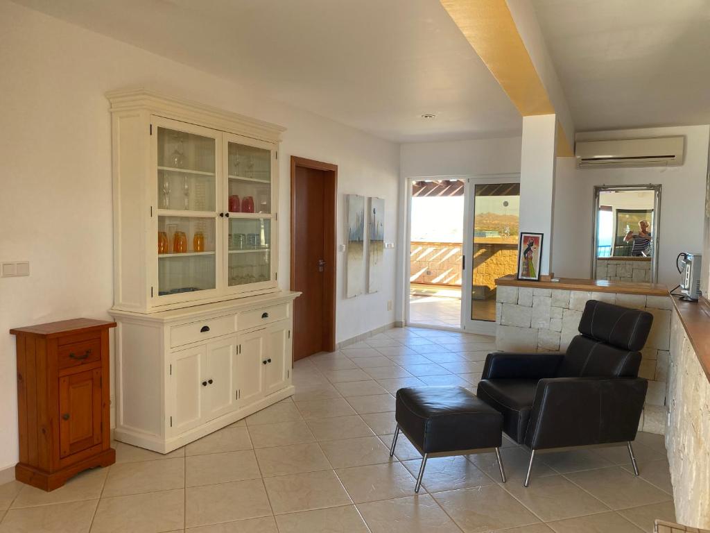 Posezení v ubytování Seaview Luxury Penthouse Mare