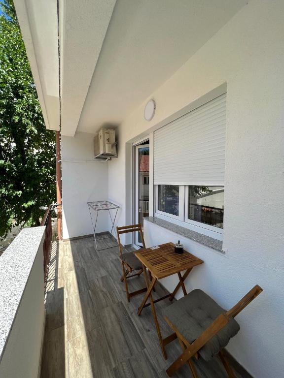 Balkón nebo terasa v ubytování Apartments Graz