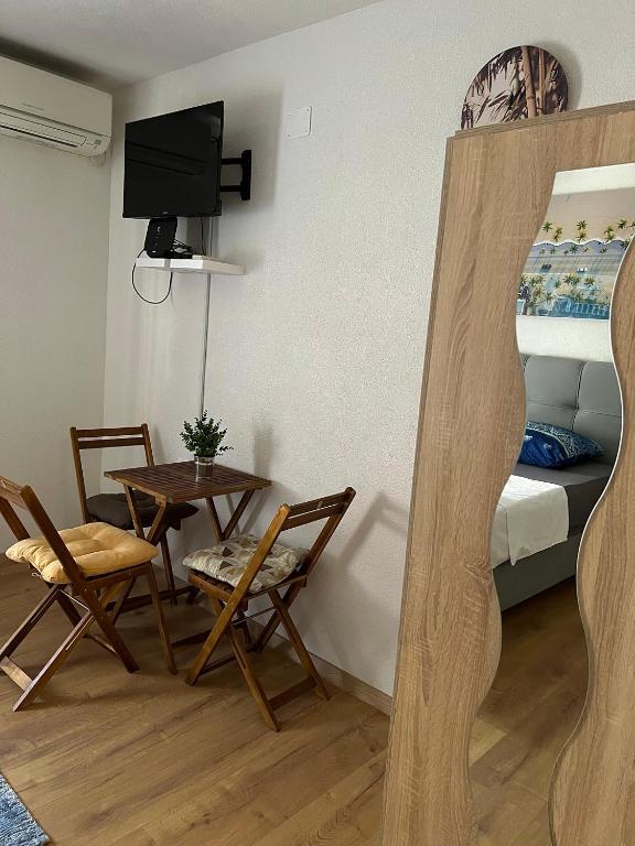 TV a/nebo společenská místnost v ubytování Apartments Graz