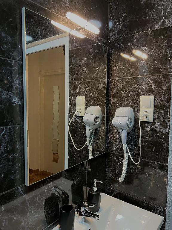 Koupelna v ubytování Apartments Graz