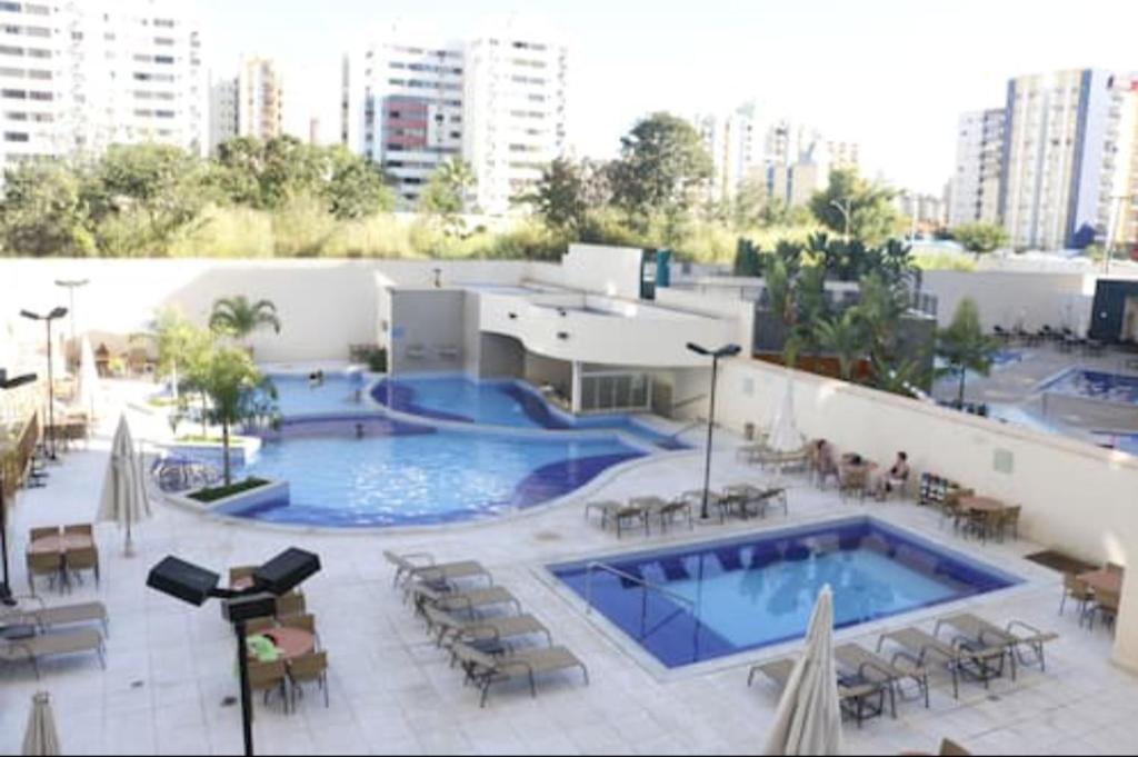 Vista de la piscina de Atrium Thermas Residence o alrededores