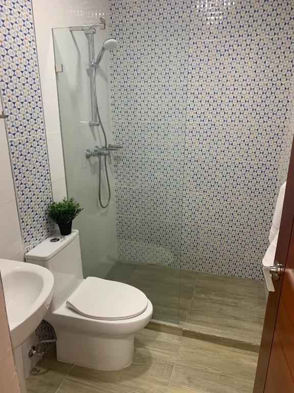 Koupelna v ubytování Hotel Conquistador Santo Domingo