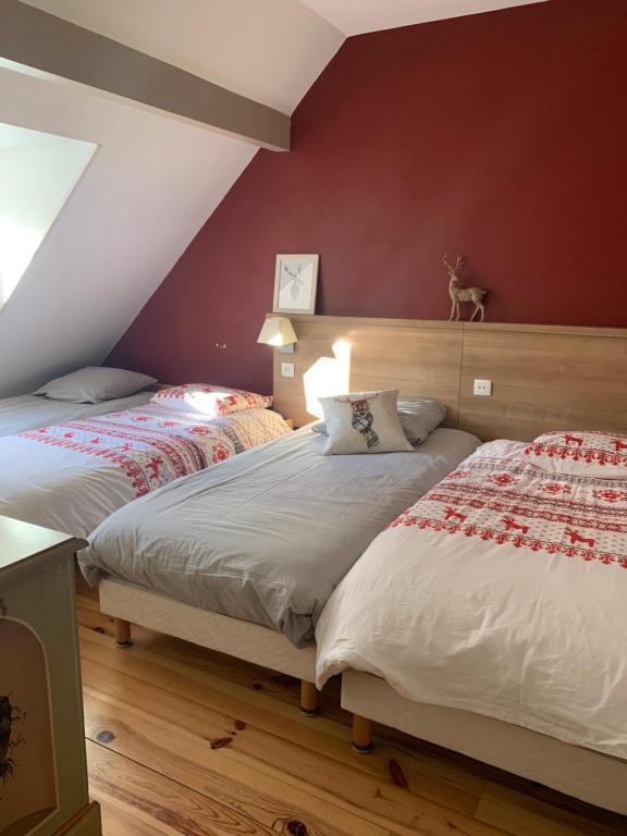 Posteľ alebo postele v izbe v ubytovaní Appartement chaleureux chez Nadège et Raphaël