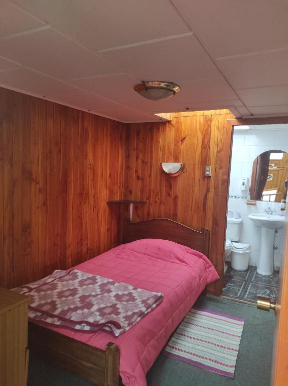 Voodi või voodid majutusasutuse La Minga Hostel toas