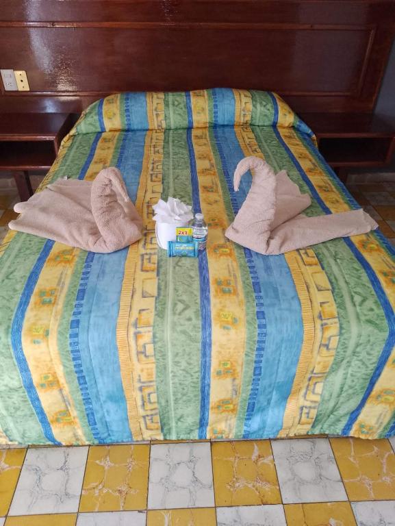 Postel nebo postele na pokoji v ubytování Hotel Verasol
