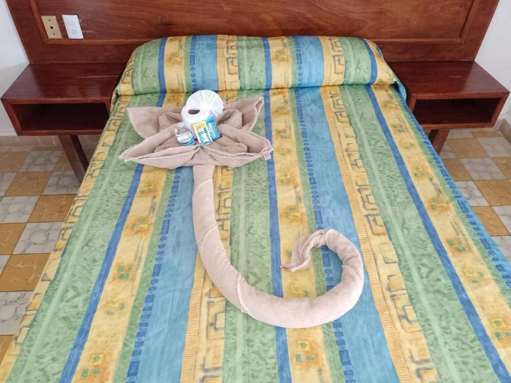 Postel nebo postele na pokoji v ubytování Hotel Verasol