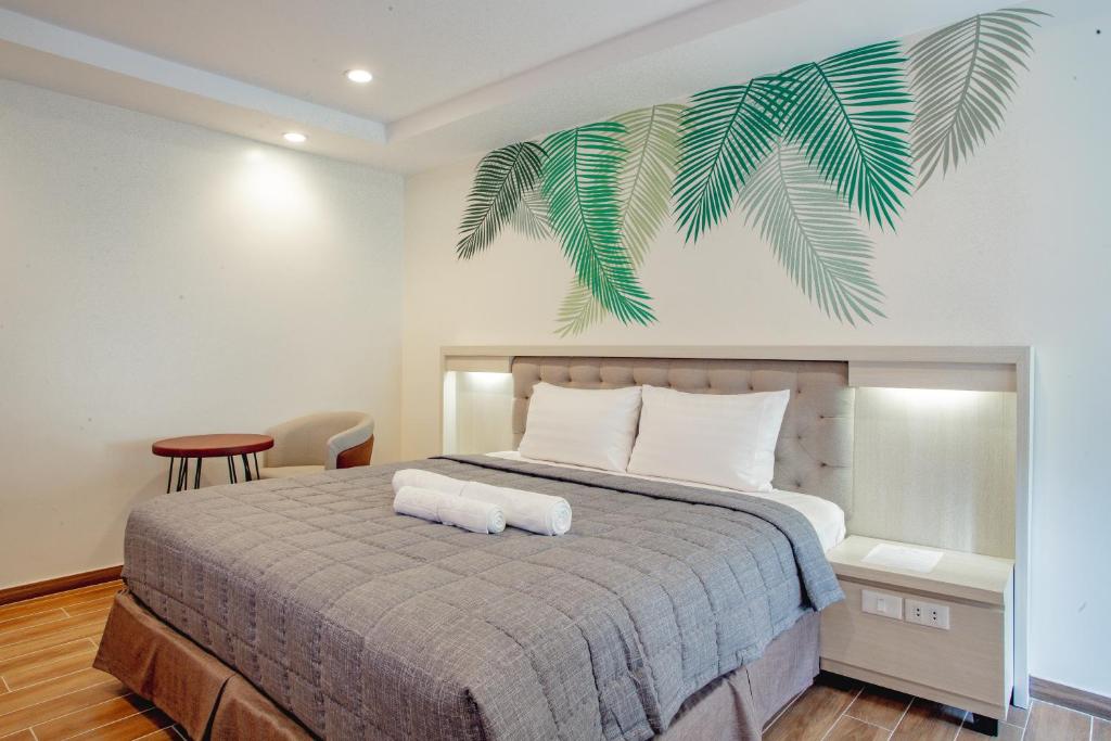 Postel nebo postele na pokoji v ubytování Ora Beach Resort