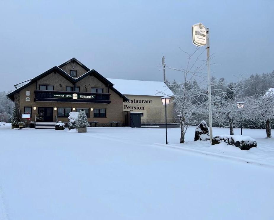 Gasthaus Hubertus v zimě