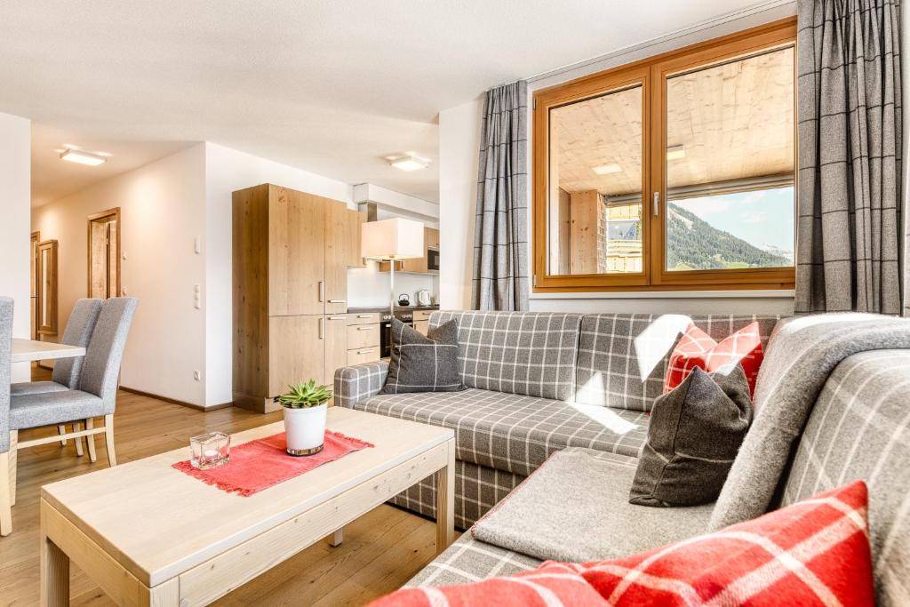 Posezení v ubytování Appartements im Kirchberg by A-Appartments