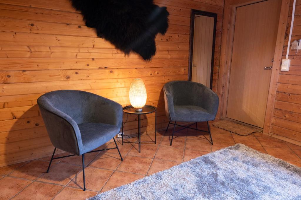 Posezení v ubytování Farmhotel Efstidalur