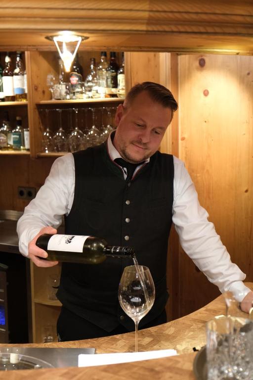 Nápoje v ubytování Haller's Geniesserhotel