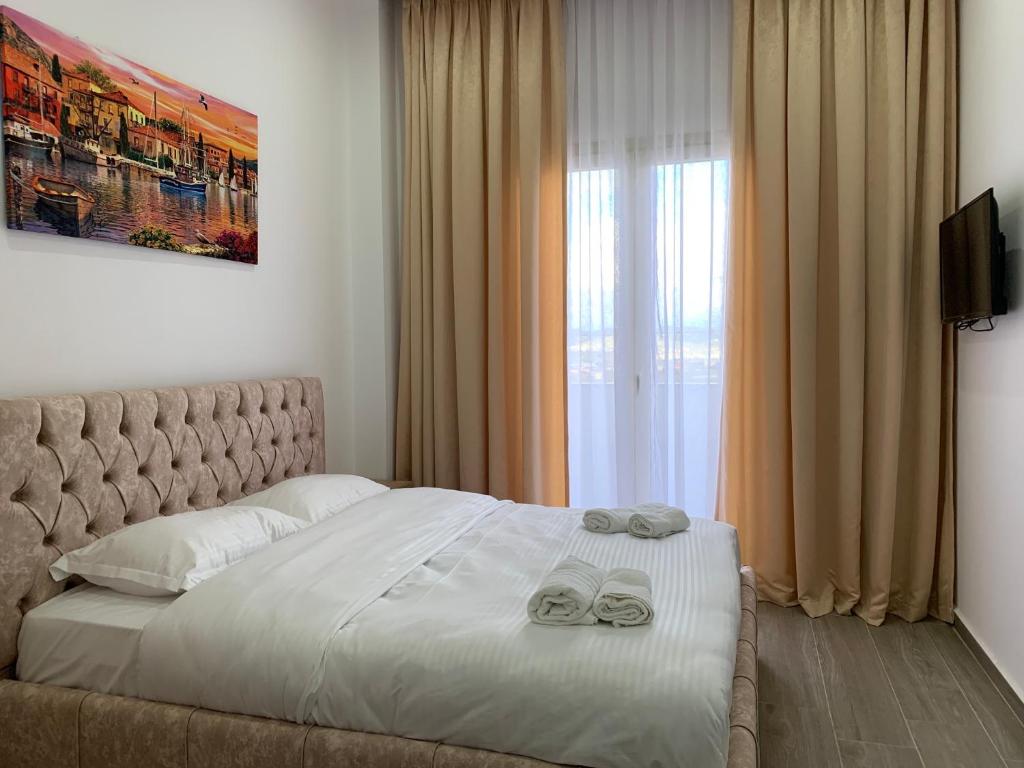 Postel nebo postele na pokoji v ubytování Hotel Restaurant Deso