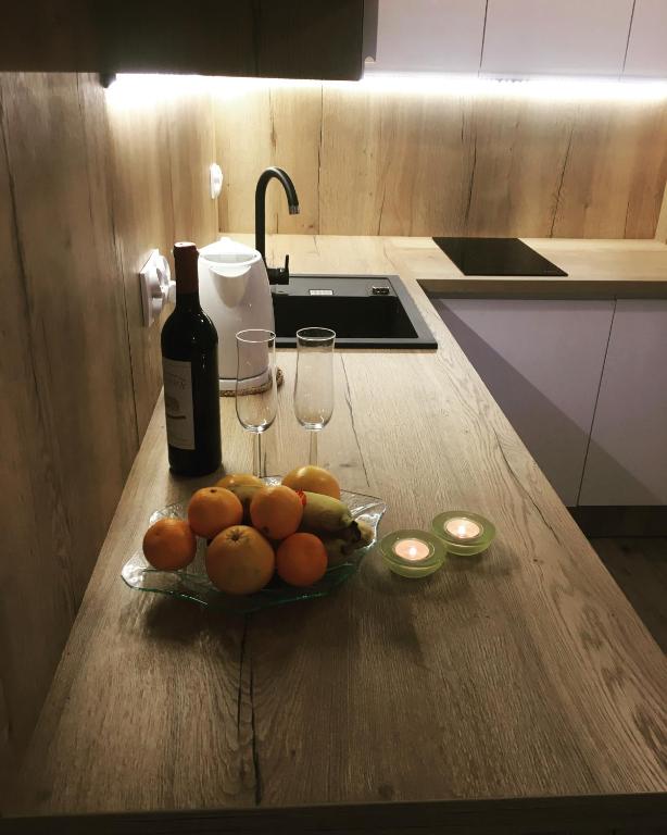 Kuchyňa alebo kuchynka v ubytovaní Apartament Cieplice Jadwigi 10